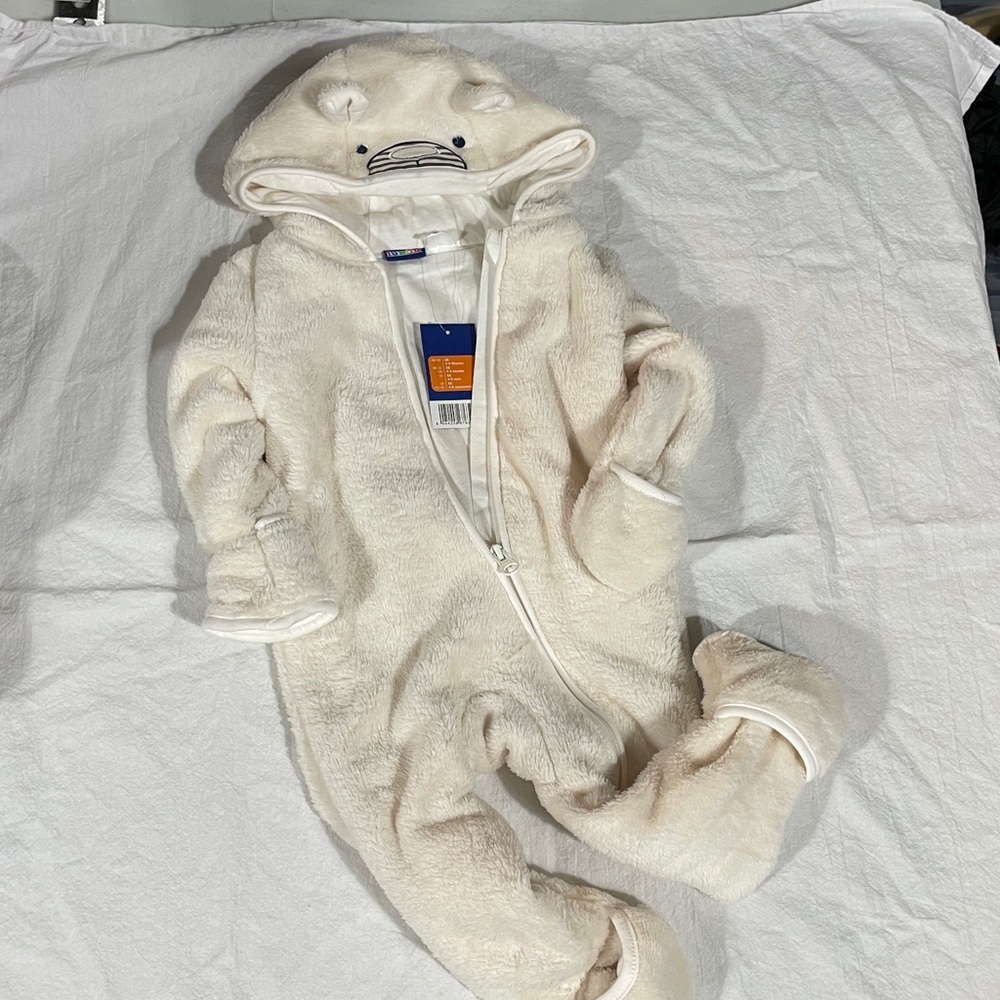 NWT Lupilu Hooded jumper with Fold over Hand & Feet